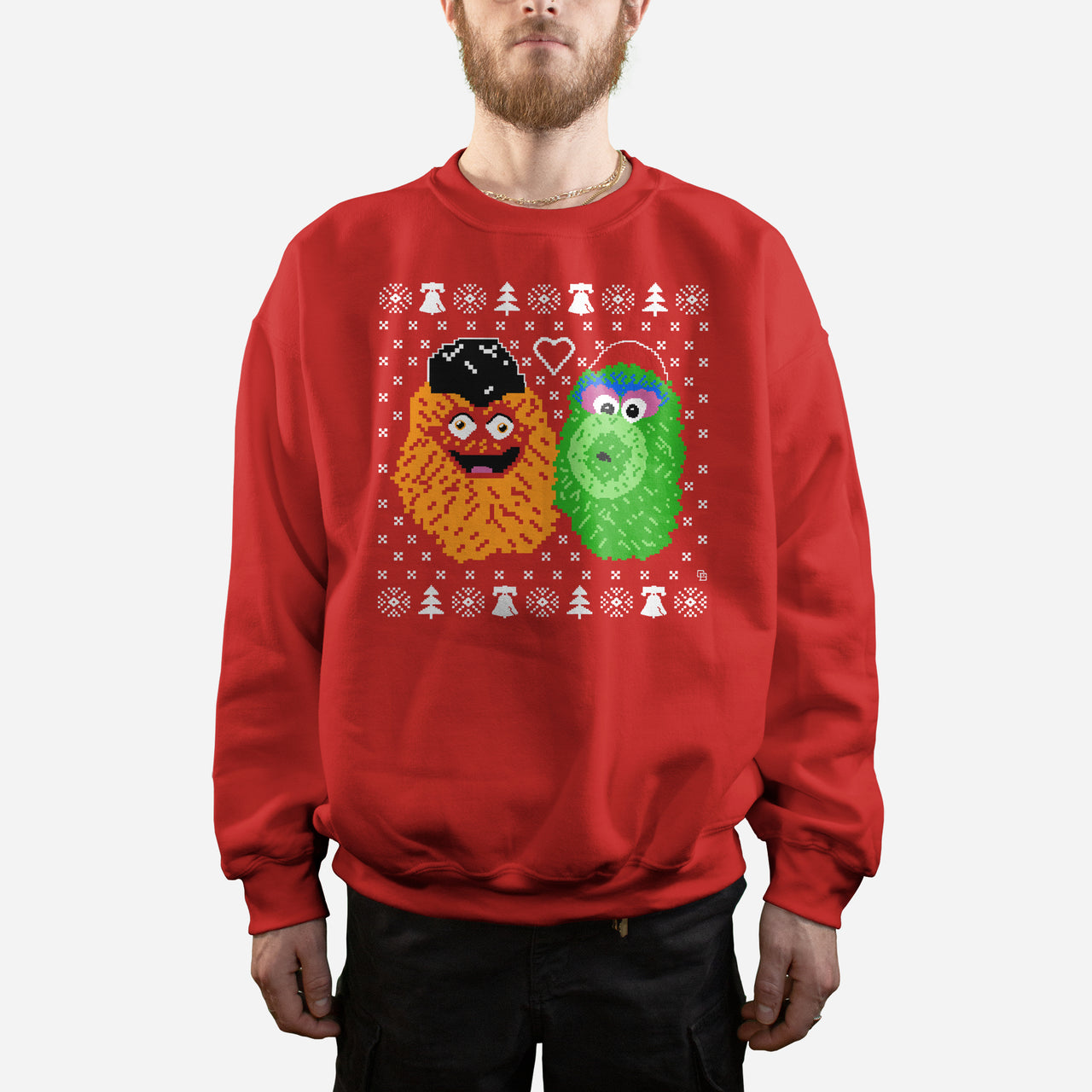 "Ugly" Red Crewneck