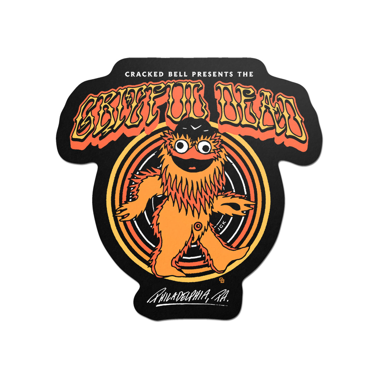 "Gritful Dead" Sticker