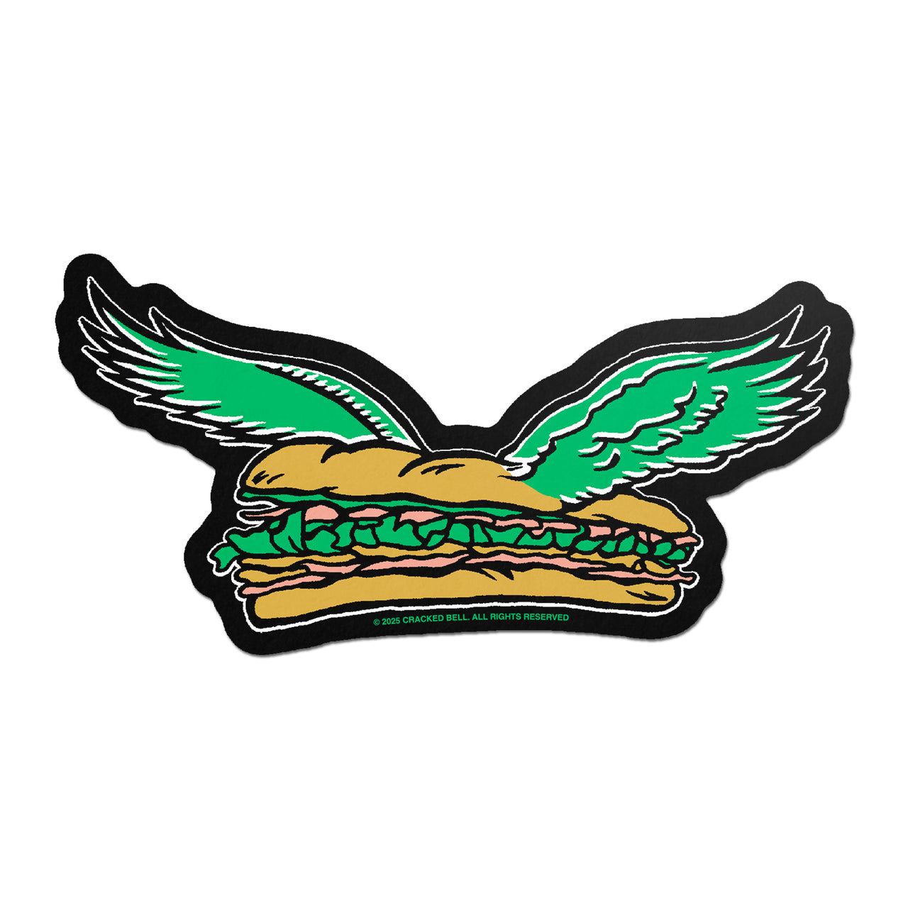 "Flying Hoagie" Sticker