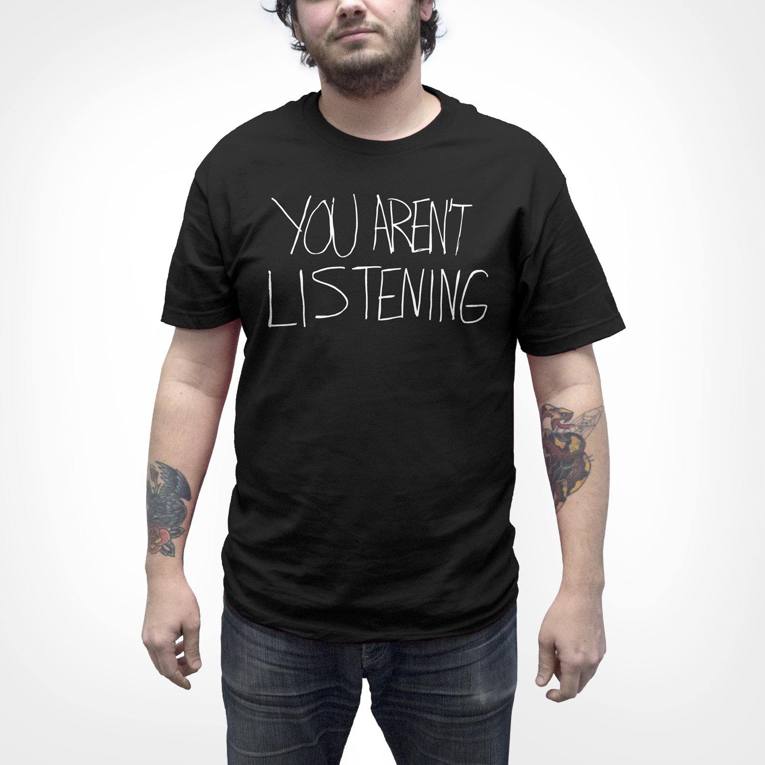 Buy Now – Malcolm Jenkins Foundation "You Aren't Listening" Shirt – Philly & Sports Merch – Cracked Bell