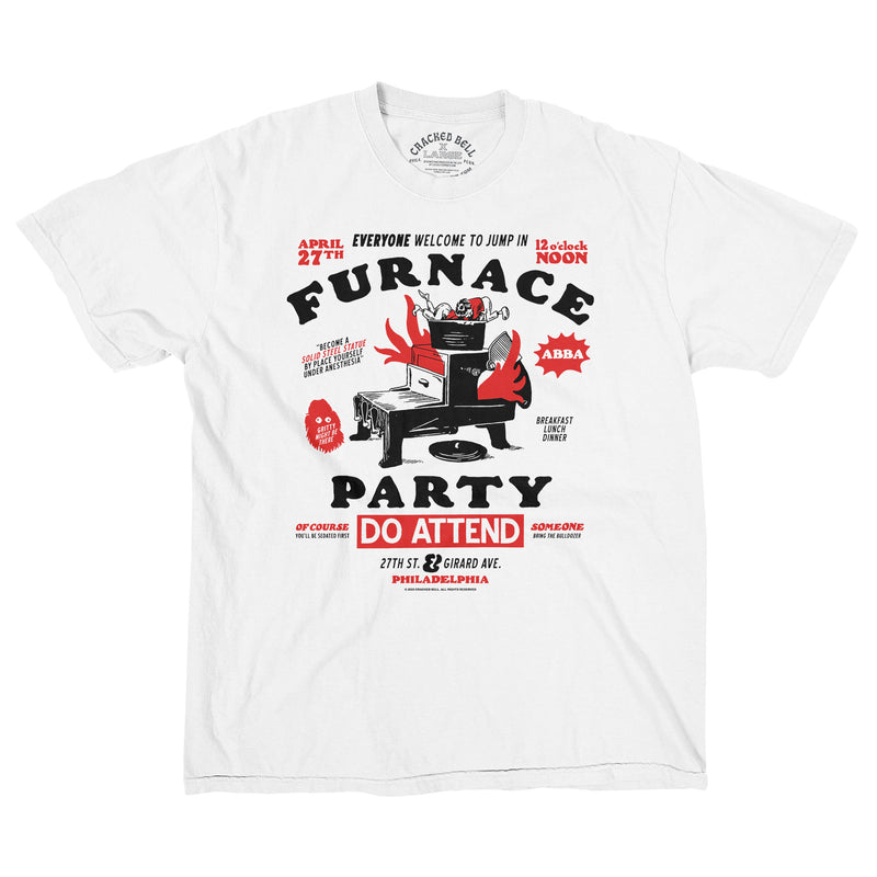 "Furnace Party" White Shirt