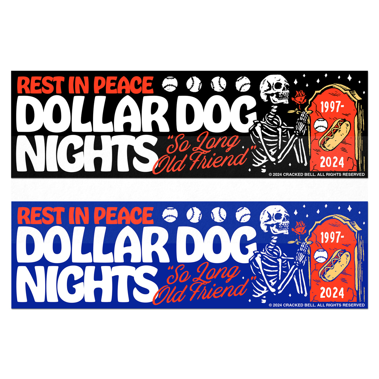 "Dollar Dog" Bumper Sticker