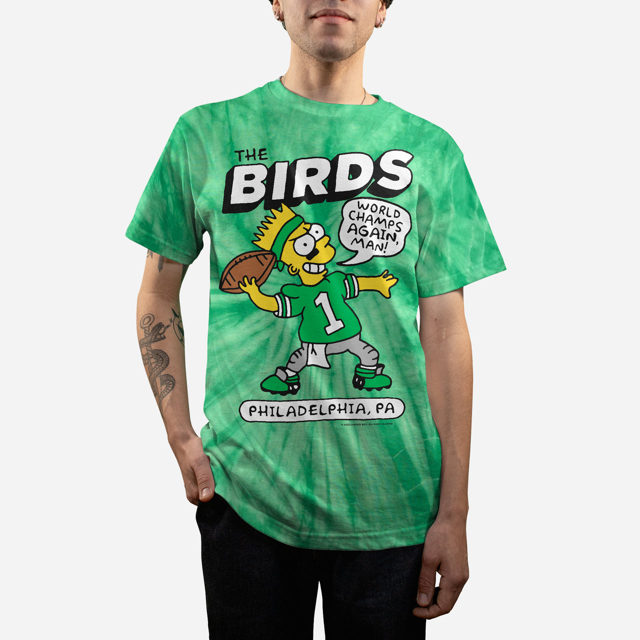 "Champs Again" Tie Dye Shirt