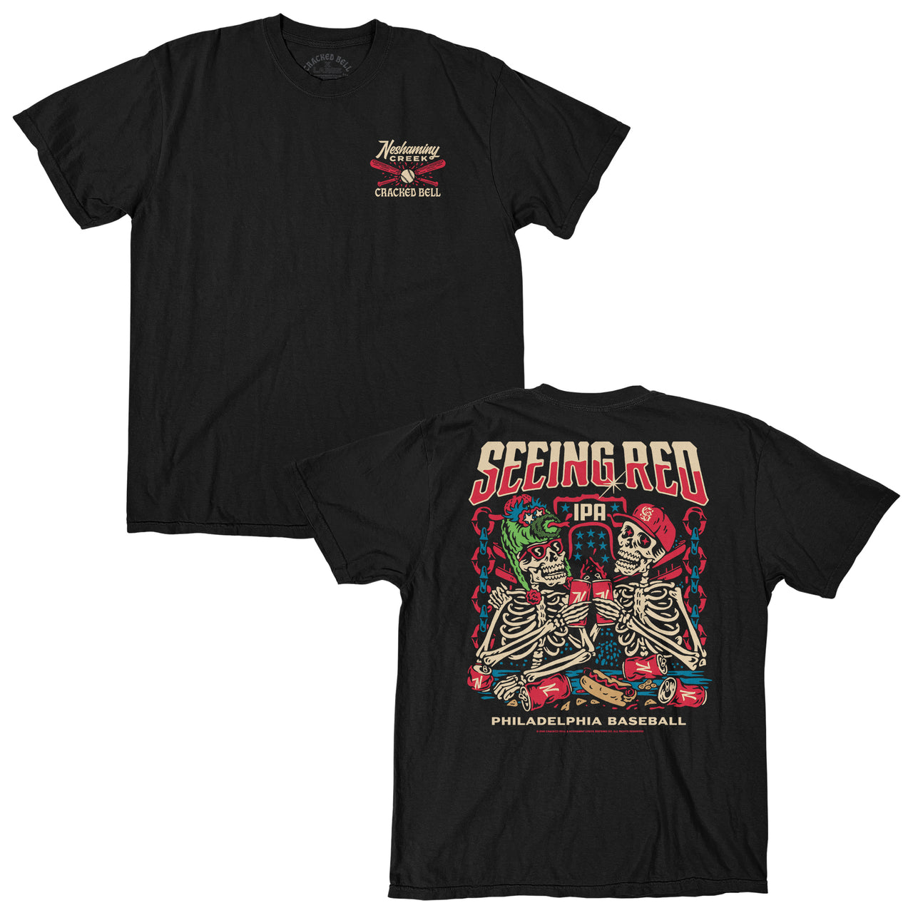 Cracked Bell x Neshaminy Creek "Seeing Red IPA" Shirt