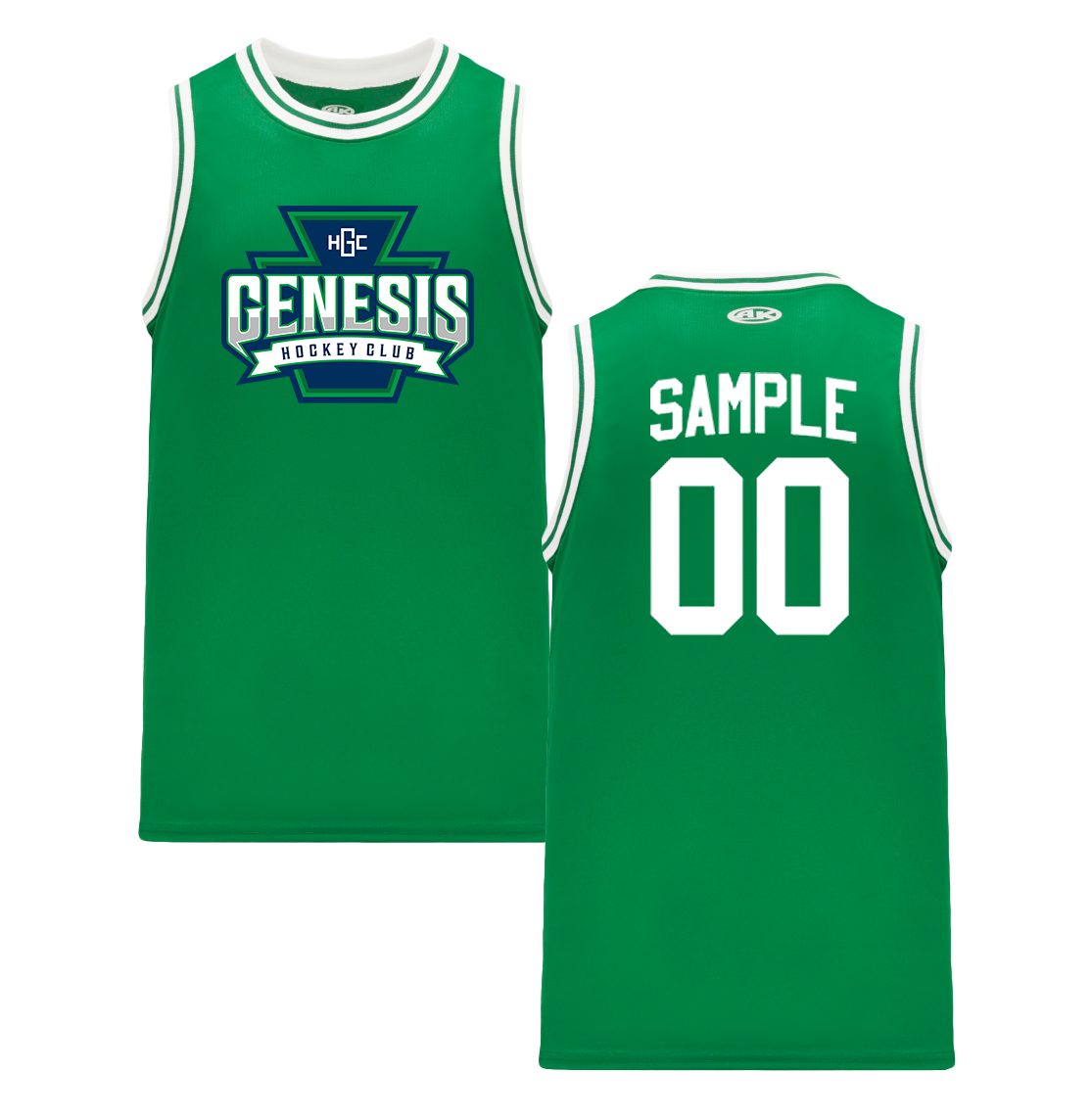 Genesis Hockey Club "Crest" Custom Basketball Jersey