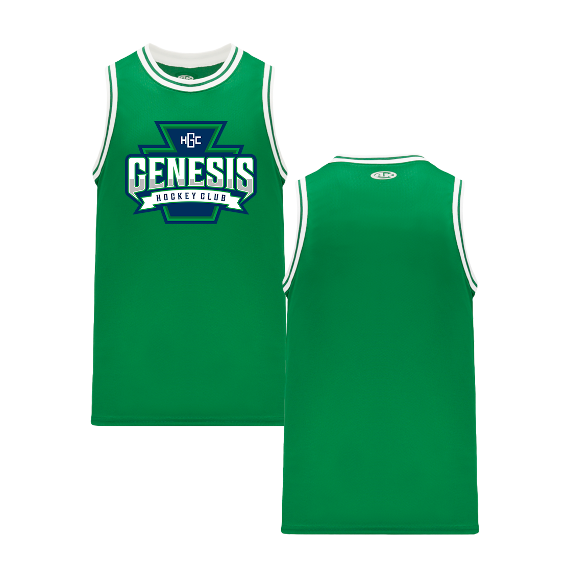 Genesis Hockey Club "Crest" Youth Basketball Jersey