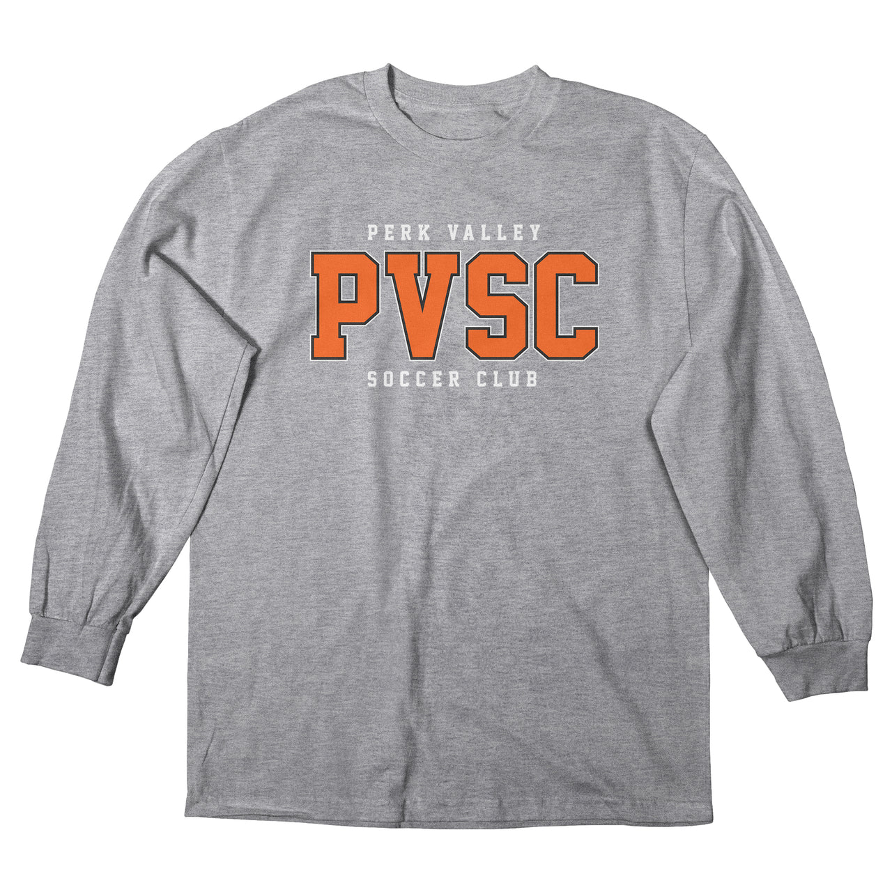 Perkiomen Valley Soccer Club "PVSC Initials" Long Sleeve