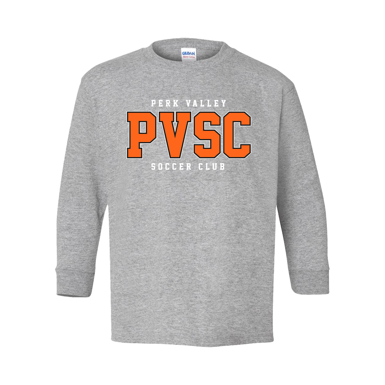 Perkiomen Valley Soccer Club "PVSC Initials" Youth Long Sleeve