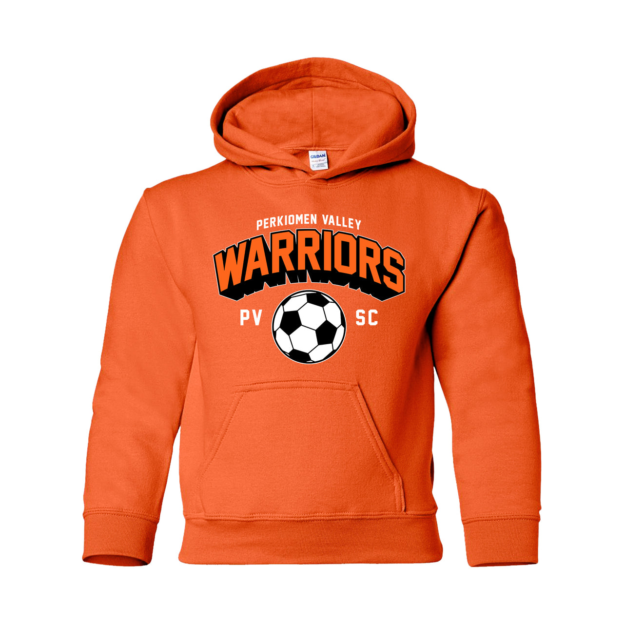 Perkiomen Valley Soccer Club "Warriors Ball" Youth Hoodie