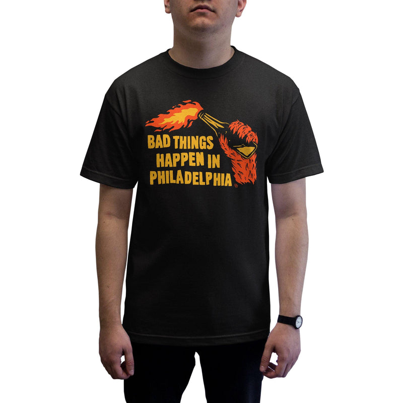 Buy Now – "Bad Things" Shirt – Philly & Sports Merch – Cracked Bell