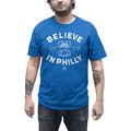 Buy Now – "Believe In Philly V2" Royal Blue Shirt – Philly & Sports Merch – Cracked Bell