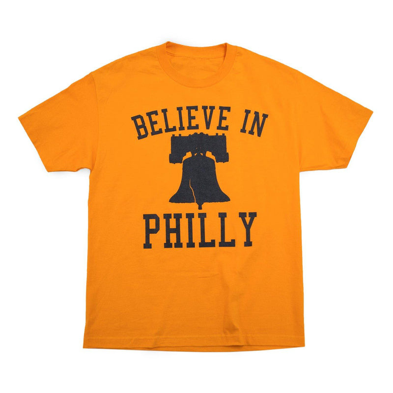 Buy Now – "Believe in Philly V1" Orange Shirt – Philly & Sports Merch – Cracked Bell