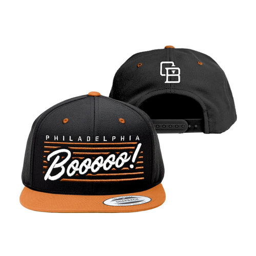 Buy Now – "Boo" Black/Orange Snapback – Philly & Sports Merch – Cracked Bell
