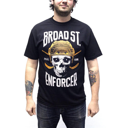 Buy Now – "Broad Street Enforcer" Shirt – Philly & Sports Merch – Cracked Bell