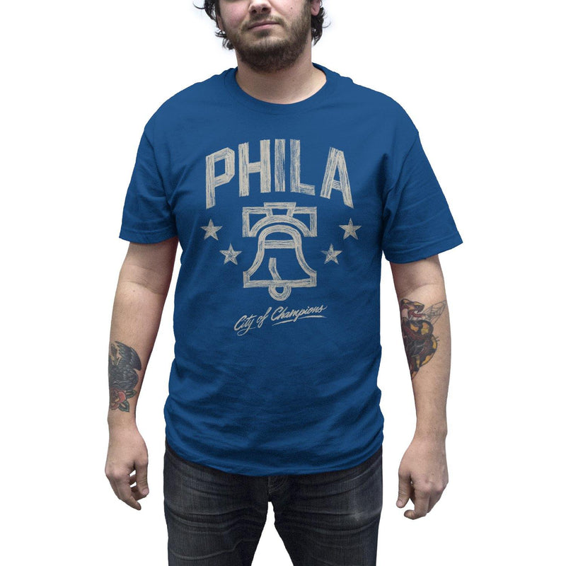 Buy Now – "City of Champions" Royal Shirt – Philly & Sports Merch – Cracked Bell