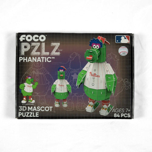Buy Now – Philliie Phanatic "3D Mascot Puzzle" by Forever Collectibles – Philly & Sports Merch – Cracked Bell