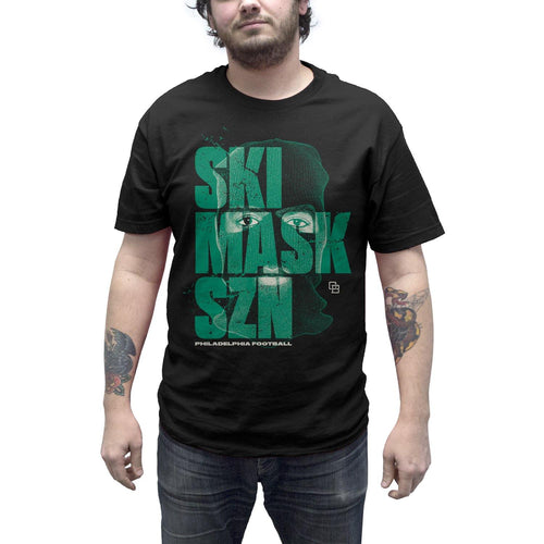 Buy Now – "Ski Mask Season" Shirt – Philly & Sports Merch – Cracked Bell