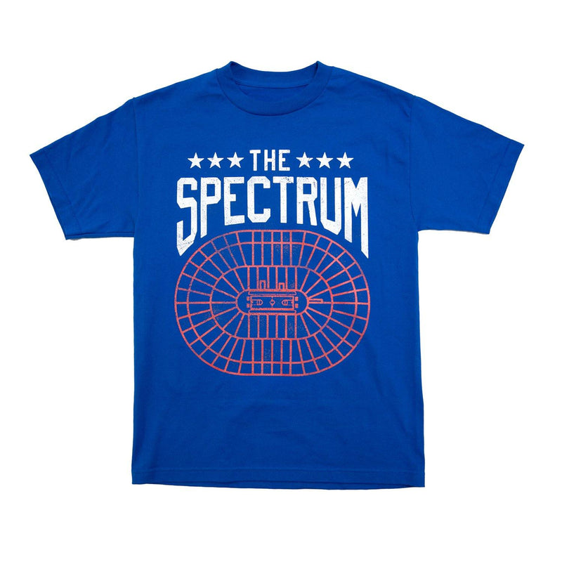 Buy Now – "The Spectrum" Blue Shirt – Philly & Sports Merch – Cracked Bell