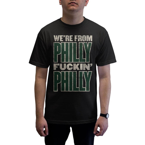 Buy Now – "We're From Philly" Shirt – Philly & Sports Merch – Cracked Bell