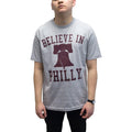 Buy Now – "Believe in Philly V1" Ath. Heather/Maroon Shirt – Philly & Sports Merch – Cracked Bell