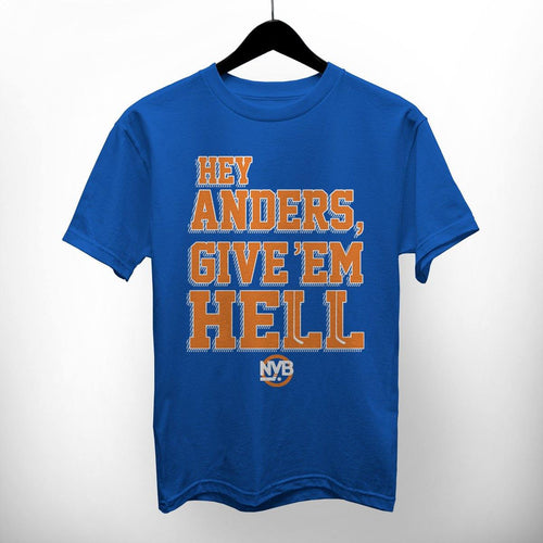 Buy Now – NY Bootleg "Hey Anders" Shirt – Philly & Sports Merch – Cracked Bell