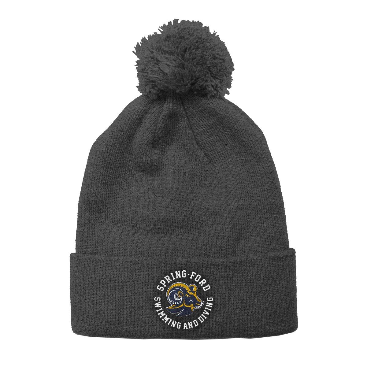 Buy Now – Spring Ford Swimming And Diving Pom Beanie – Philly & Sports Merch – Cracked Bell