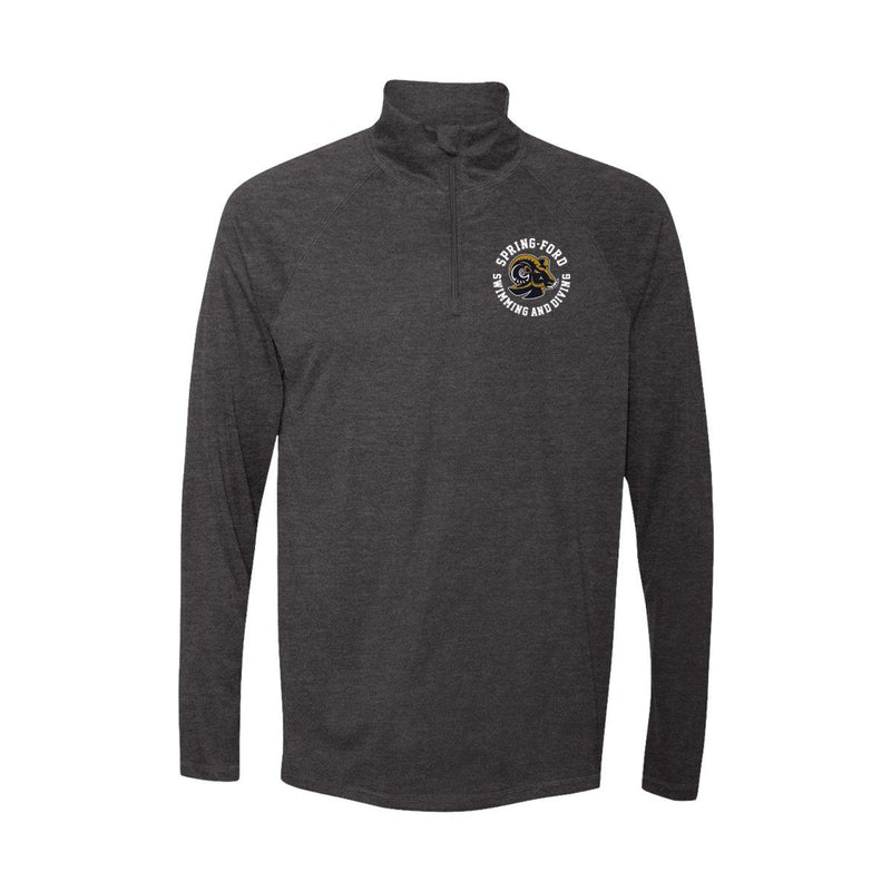 Buy Now – Spring Ford Swimming And Diving Mens Quarter Zip – Philly & Sports Merch – Cracked Bell