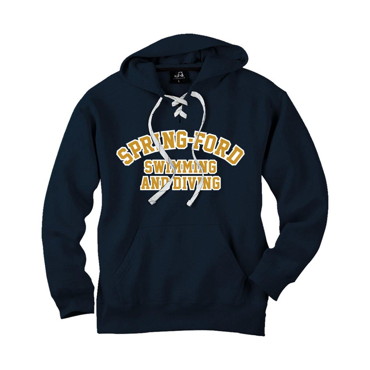 Buy Now – Spring Ford "Varsity" Sport Lace Hoodie – Philly & Sports Merch – Cracked Bell
